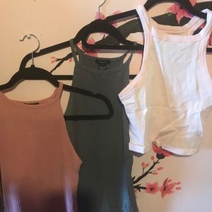 Ribbed tank tops